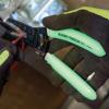 imageKlein Tools 11055 Wire Cutter and Stripper Made in USA Stranded and Solid Wire Cutter Cuts CopperHi Viz Stripper