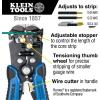 imageKlein Tools 11061 SelfAdjusting Stripper  Cutter Heavy Duty for 1020 AWG Solid 1222 AWG Stranded and Romex Wire 122 and 143BlueBlack
