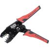 imageKlein Tools 3000CRKIT Ratchet Crimping Tool Set 4 Interchangeable Dies for Heat Shrink NonInsulated Insulated and Ferrule Terminal Connectors5Piece Crimping Kit