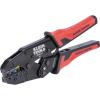 imageKlein Tools 3000CRKIT Ratchet Crimping Tool Set 4 Interchangeable Dies for Heat Shrink NonInsulated Insulated and Ferrule Terminal ConnectorsHeat Shrink Terminals
