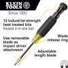 imageKlein Tools 32303 MultiBit Screwdriver  Nut Driver Impact Rated 14in1 Magnetic Screwdriver Set Phillips Slotted Square Combo TorxScrewdriver