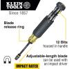 imageKlein Tools 32304 Screwdriver 14in1 Adjustable Screwdriver with Flip Socket HVAC Nut Drivers and Bits Impact RatedScrewdriver