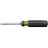 imageKlein Tools 32305 Multibit Ratcheting Screwdriver 15in1 Tool with Phillips Slotted Square Torx and Combo Bits and 14Inch Nut Driver