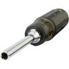 imageKlein Tools 32305 Multibit Ratcheting Screwdriver 15in1 Tool with Phillips Slotted Square Torx and Combo Bits and 14Inch Nut Driver