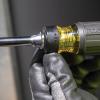 imageKlein Tools 32305 Multibit Ratcheting Screwdriver 15in1 Tool with Phillips Slotted Square Torx and Combo Bits and 14Inch Nut Driver