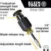 imageKlein Tools 32308 Multibit Stubby Screwdriver Impact Rated 8in1 Adjustable Magnetic Tool with Phillips Slotted Square and Nut DriverScrewdriver