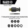 imageKlein Tools 32308 Multibit Stubby Screwdriver Impact Rated 8in1 Adjustable Magnetic Tool with Phillips Slotted Square and Nut DriverScrewdriver