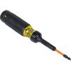 imageKlein Tools 32315HD 15in1 MultiBit Ratcheting Screwdriver ImpactRated 7 DoubleEnded ProFlex Torsion Zone Tips 14Inch Nut Driver 8Piece