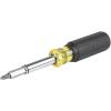 imageKlein Tools 32500MAG Magnetic MultiBit Screwdriver  Nut Driver 11in1 Multi Tool with 8 Bits 3 Nut Driver Sizes Cushion Grip Handle3Piece Kit