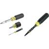 imageKlein Tools 32500MAG Magnetic MultiBit Screwdriver  Nut Driver 11in1 Multi Tool with 8 Bits 3 Nut Driver Sizes Cushion Grip Handle3Piece Kit