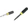 imageKlein Tools 32500MAG Magnetic MultiBit Screwdriver  Nut Driver 11in1 Multi Tool with 8 Bits 3 Nut Driver Sizes Cushion Grip HandleMagnetic 11in1