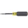 imageKlein Tools 32500MAG Magnetic MultiBit Screwdriver  Nut Driver 11in1 Multi Tool with 8 Bits 3 Nut Driver Sizes Cushion Grip HandleMagnetic 11in1