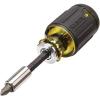 imageKlein Tools 32561 MultiBit Screwdriver  Nut Driver 6in1 Stubby Screwdriver with 2 Phillips 2 Slotted 2 Nut DriversMultibit Electronic  Multibit Stubby Set