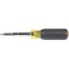 imageKlein Tools 32561 MultiBit Screwdriver  Nut Driver 6in1 Stubby Screwdriver with 2 Phillips 2 Slotted 2 Nut DriversScrewdriver Kit