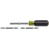 imageKlein Tools 32561 MultiBit Screwdriver  Nut Driver 6in1 Stubby Screwdriver with 2 Phillips 2 Slotted 2 Nut DriversScrewdriver Kit