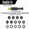 imageKlein Tools 32910 Impact Driver 7in1 SAE Impact Socket Set with Handle Flip Socket with 14 516 38 716 12 and 916Inch Nut Driver Sizes and 14Inch Bit HolderSocket Set  Multi Bit Driver