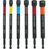 imageKlein Tools 32930 SAE Magnetic Impact Nut Setter Set 6Piece Color Coded Power Nut Driver with Extended Reach 6 SAE Sizes916 Nut Setter