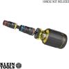 imageKlein Tools 32933 Impact Driver SAE 7in1 Impact Rated Socket Set 3 Flip Sockets with 6 Hex Driver Sizes and 14Inch Bit Holder 5Inch Shaft5in1