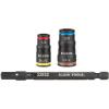 imageKlein Tools 32933M 6in1 Metric Impact Socket Set 3 Flip Sockets with 7 8 10 12 13 and 14 mm Nut Driver Sizes Impact Rated 5Inch ShaftReplacement Shaft 4Pack
