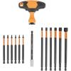 imageKlein Tools 33804 ProFlex ImpactRated Interchangeable Ratcheting THandle Set Torsion Zone Magnetic Bit Holder SAE Metric TORX 23Piece