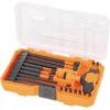 imageKlein Tools 33804 ProFlex ImpactRated Interchangeable Ratcheting THandle Set Torsion Zone Magnetic Bit Holder SAE Metric TORX 23Piece