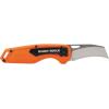 imageKlein Tools 44321 Folding Utility Pocket Knife Compact EDC with Hawkbill Knife Blade Button Lock Pocket Clip and Tether Hole