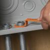 imageKlein Tools 50900R Conduit Lockout Wrench Set Tighten and Loosen Locknuts in Tight Spaces 12 34 and 1Inch Offset Bends 3PieceOffset