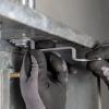 imageKlein Tools 50900R Conduit Lockout Wrench Set Tighten and Loosen Locknuts in Tight Spaces 12 34 and 1Inch Offset Bends 3PieceOffset
