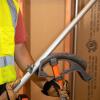 imageKlein Tools 51604 Iron Conduit Bender Full Assembly 34Inch EMT and 12Inch Rigid Wide Foot Pedal Benchmark Symbols and Angle Setter