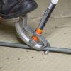 imageKlein Tools 51606 Aluminum Conduit Bender Full Assembly 12Inch EMT Wide Food Pedal Benchmark Symbols and Angle SetterBender