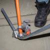 imageKlein Tools 51607 Aluminum Conduit Bender Full Assembly 34Inch EMT 12Inch Rigid Wide Foot Pedal Benchmark Symbols and Angle SetterConduit Bender