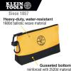 imageKlein Tools 55569 StandUp Zipper Bag Tool Pouch with Carabiners Reinforced Gusseted Bottoms Water Resistant 1680d MultiSize 5PackHOLSTER