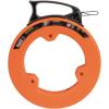 imageKlein Tools 56331 50Foot Electrical Fish Tape Steel Wire Puller with Double Loop Tip Optimized Housing and Handle 18Inch