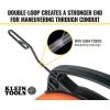 imageKlein Tools 56331 50Foot Electrical Fish Tape Steel Wire Puller with Double Loop Tip Optimized Housing and Handle 18Inch