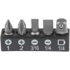 imageKlein Tools 65200 Ratchet Set 5Piece Mini Ratchet Set with Phillips Slotted and Adapter for Other Socket Sizes For Tight SpacesRatchet Set