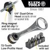 imageKlein Tools 65200 Ratchet Set 5Piece Mini Ratchet Set with Phillips Slotted and Adapter for Other Socket Sizes For Tight SpacesRatchet Set