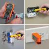 imageKlein Tools 69149P Electrical Test Kit with Digital Multimeter NonContact Voltage Tester and Electrical Outlet Tester Leads and BatteriesMultimeter Kit