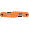 imageKlein Tools 70550 Hex Wrench Key Set 11 SAE Sizes Heavy Duty Folding Allen Wrench Tool with Extra Long Hex Keys10Key Metric