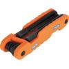 imageKlein Tools 70550 Hex Wrench Key Set 11 SAE Sizes Heavy Duty Folding Allen Wrench Tool with Extra Long Hex Keys10Key Metric