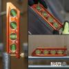 imageKlein Tools 935AB4V Level 6Inch Magnetic Torpedo and Conduit Level with 0304590 Degree Vials VGroove and Magnet Track High Visibility OrangeConduit Level