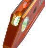 imageKlein Tools 935RB Torpedo Level 8Inch Billet Magnetic Level 0304590 Degree Vials VGroove Tapered Nose HighVisibility Vial and BodyLighted