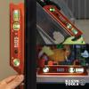 imageKlein Tools 935RB Torpedo Level 8Inch Billet Magnetic Level 0304590 Degree Vials VGroove Tapered Nose HighVisibility Vial and BodyLighted