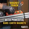 imageKlein Tools 935RB Torpedo Level 8Inch Billet Magnetic Level 0304590 Degree Vials VGroove Tapered Nose HighVisibility Vial and BodyStandard