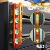 imageKlein Tools 935RB Torpedo Level 8Inch Billet Magnetic Level 0304590 Degree Vials VGroove Tapered Nose HighVisibility Vial and BodyStandard