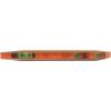 imageKlein Tools 935RB Torpedo Level 8Inch Billet Magnetic Level 0304590 Degree Vials VGroove Tapered Nose HighVisibility Vial and BodyStandard