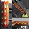 imageKlein Tools 935RB Torpedo Level 8Inch Billet Magnetic Level 0304590 Degree Vials VGroove Tapered Nose HighVisibility Vial and BodyStandard