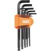 imageKlein Tools BLS22H Long BallEnd THandle Hex Key Wrench Set 22Key SAE and Metric 116Inch to 38Inch 15 to 10 mm12Piece SAE