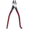 imageKlein Tools D2489ST Diagonal Cutting Pliers Made in USA Ironworkers Diagonal Cutters with High Leverage Design Works as Rebar Cutter and Rebar Bender 9Inch