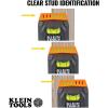 imageKlein Tools ESF100 Electronic Stud Finder and Wall Scanner with Bubble Level for Wood and Metal Studs Bright Green LEDs Batteries Included