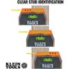 imageKlein Tools ESF150LL Electronic Stud Finder with CrossLine Lasers Bubble Level Laser Class 3R 5mW 15Foot in All Directions for Wood and Metal Studs Bright Green LEDs Batteries Included